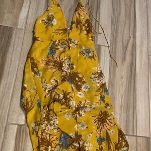 Yellow summer dress